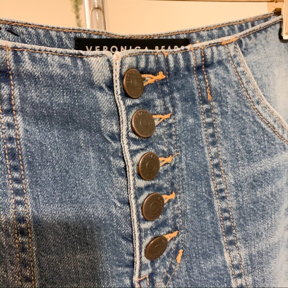 Veronica Beard Crosbie Crop Denim In Juno. - Picture 5 of 8